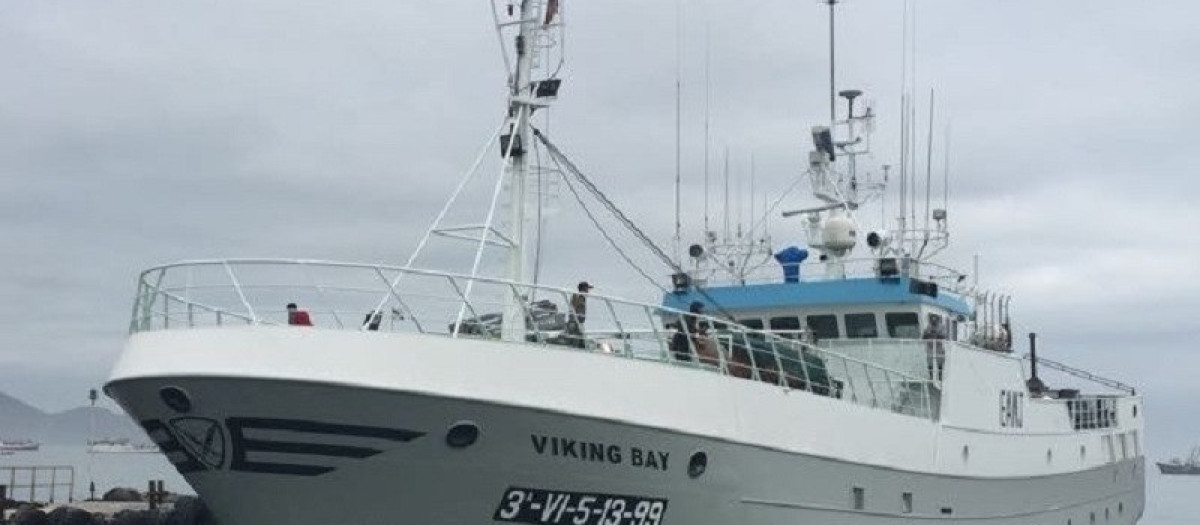 Imagen de archivo del Viking Bay, palangrero con base en Vigo

REMITIDA / HANDOUT por MINISTERIO DE PESCA
Fotografía remitida a medios de comunicación exclusivamente para ilustrar la noticia a la que hace referencia la imagen, y citando la procedencia de la imagen en la firma
28/12/2025
