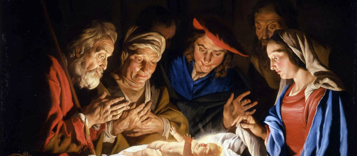 La adoración del Niño Jesús, de Mattias Stomer