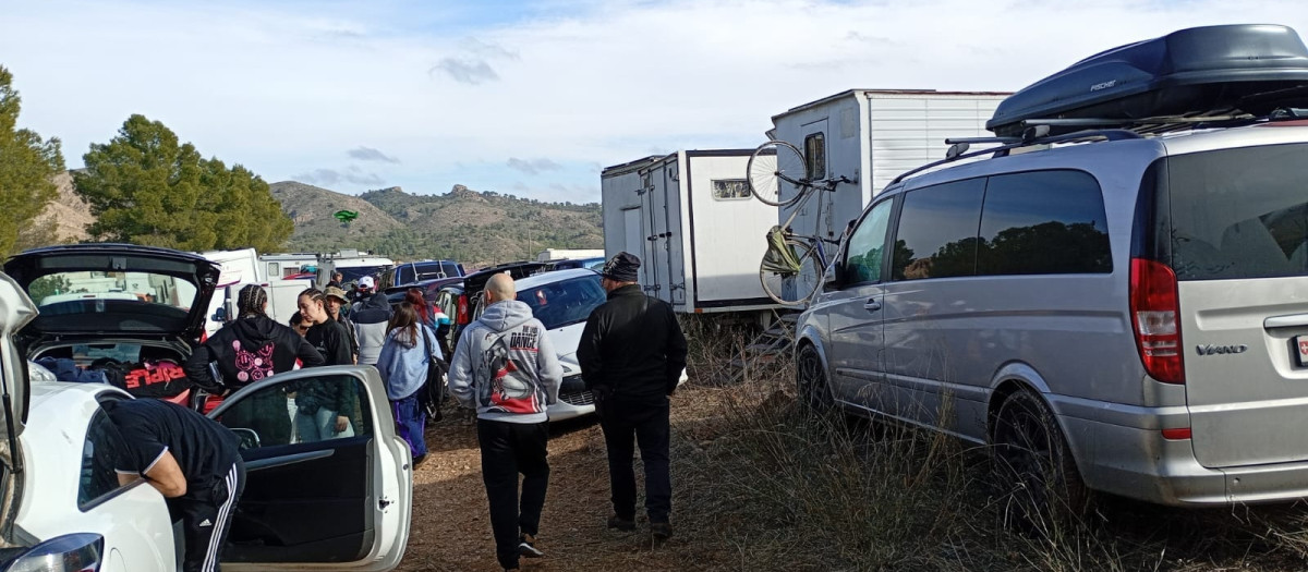 Rave cercana a Férez, en la provincia de Albacete