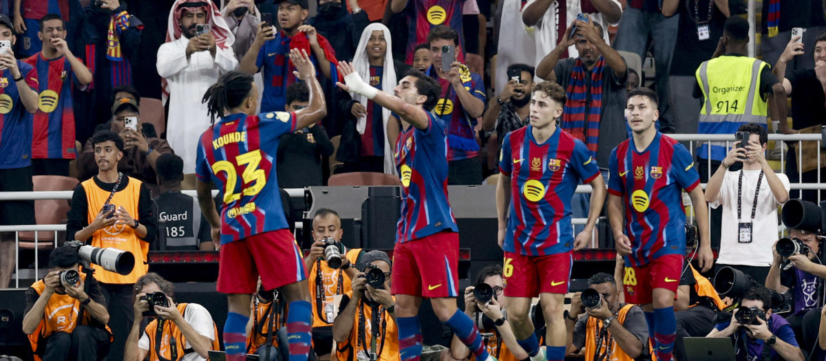 El Barça se clasificó para la final de la Supercopa de España