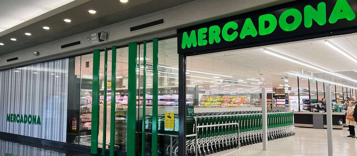 Imagen de un supermercado de Mercadona