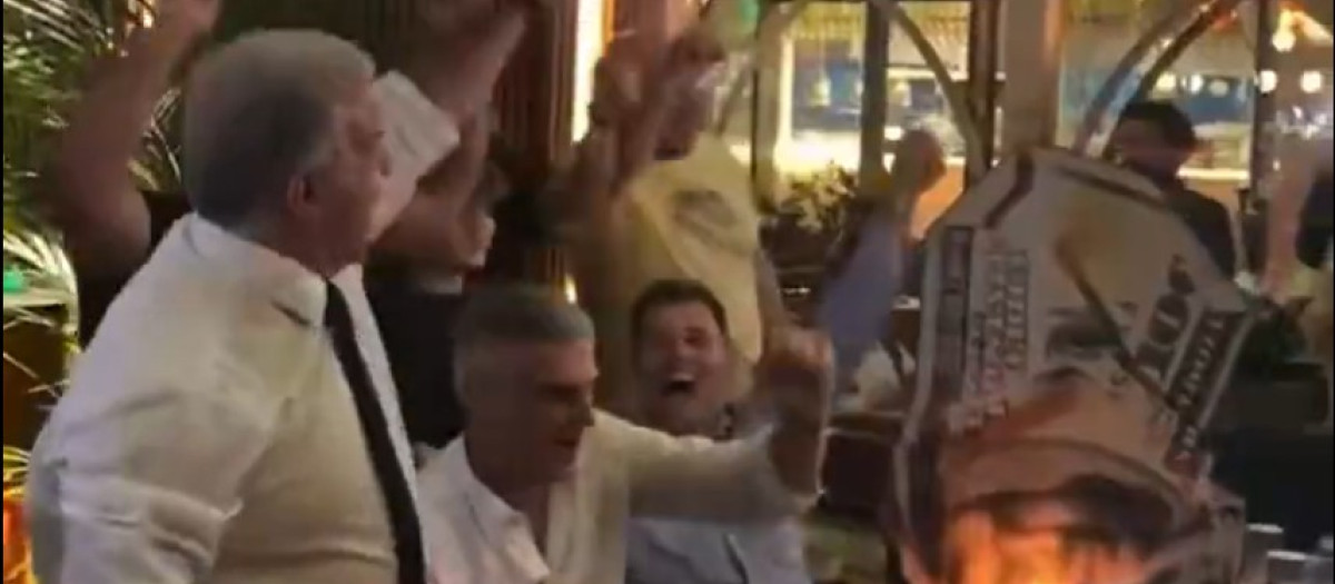 Laporta disfrutó de su estancia en un restaurante en Arabia