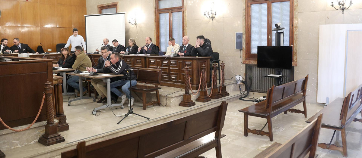 Un momento del juicio en Palma