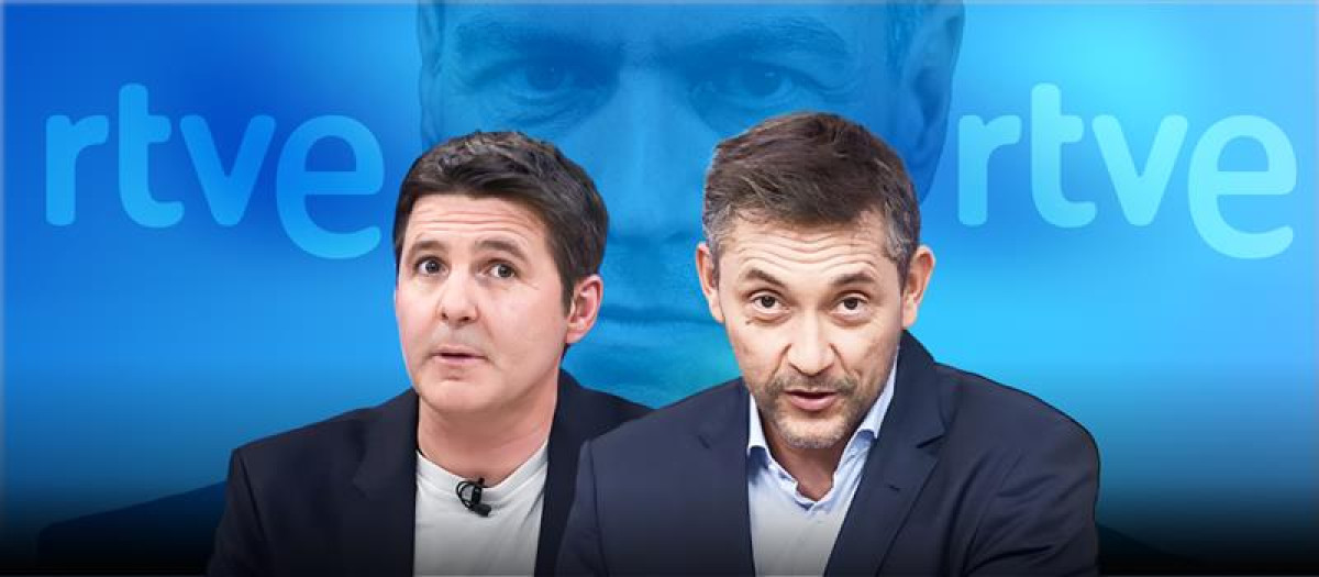 Jesús Cintora y Javier Ruiz, presentadores de Malas lenguas y Mañaneros