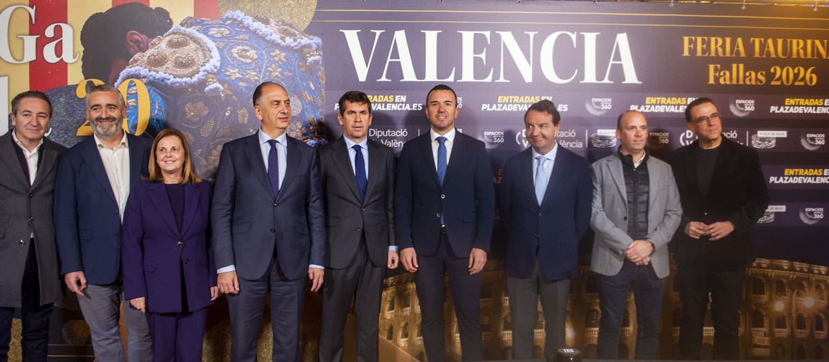 Imagen de la presentación de los carteles de la Feria de Fallas