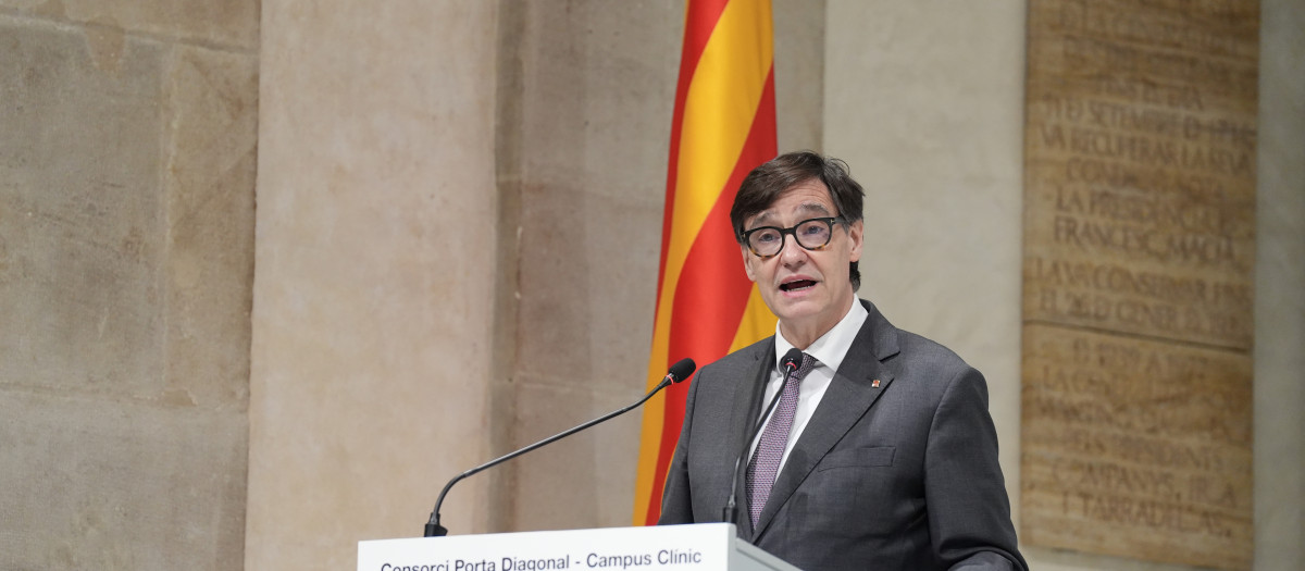 El presidente catalán, Salvador Illa