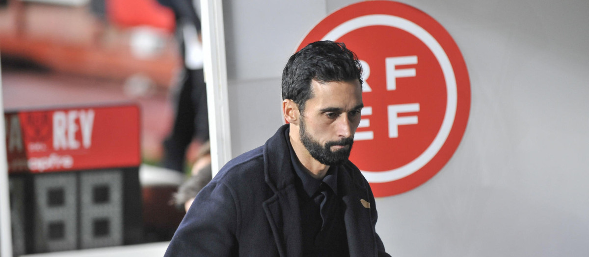Álvaro Arbeloa durante el partido de octavos de final de la Copa del Rey Albacete - Real Madrid