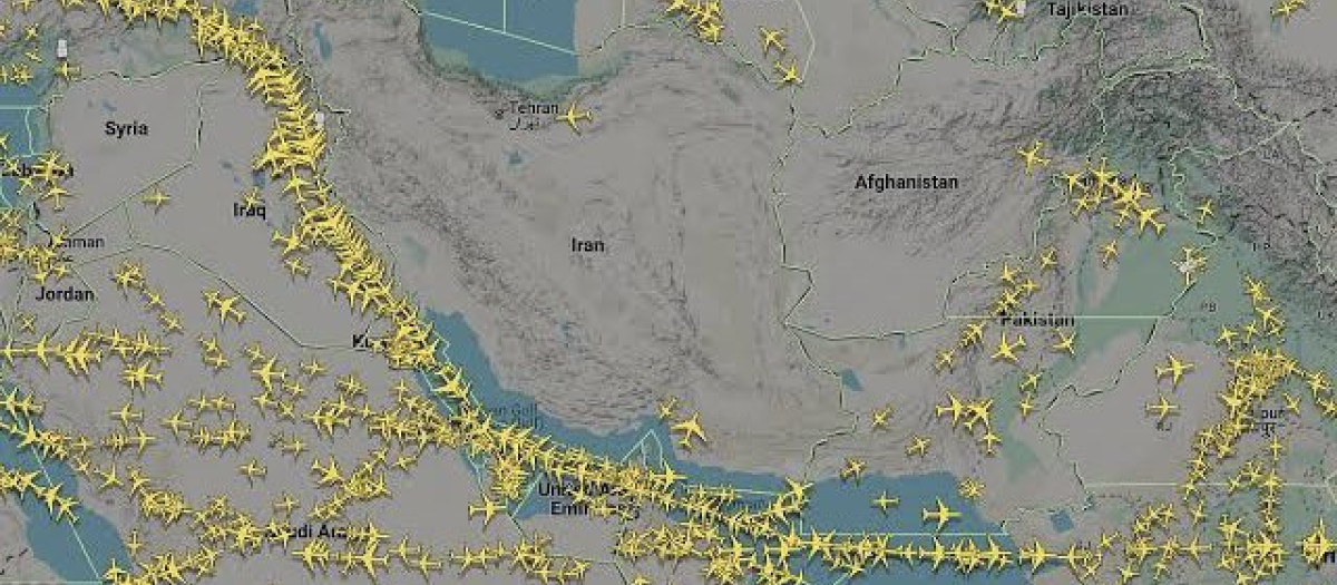 Espacio aéreo de Irán