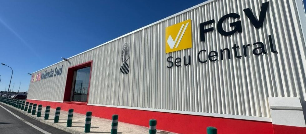 Imagen de la nueva estación de Valencia Sud