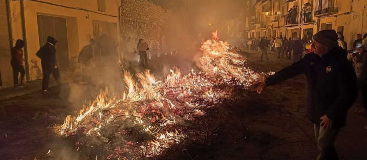 Imagen de archivo de las celebraciones de San Antoni en Vilanova d'Alcolea, Castellón