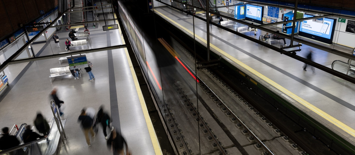 Estación de Metro de Madrid en una imagen de archivo