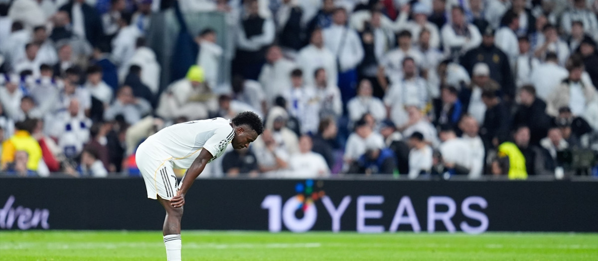 Vinicius Jr., en un partido de esta temporada con el Real Madrid