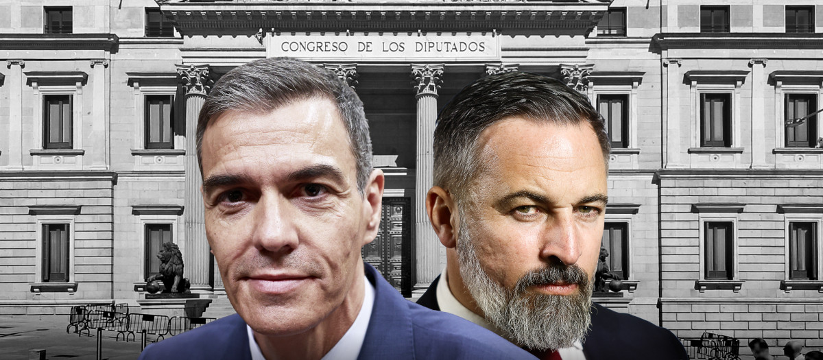 Pedro Sánchez y Santiago Abascal