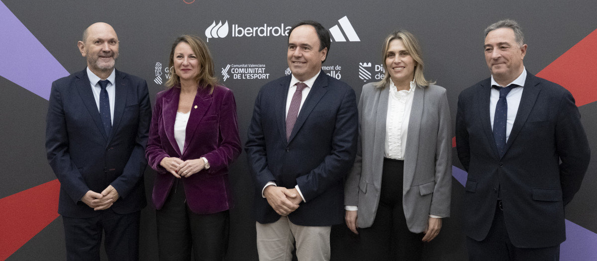 Marta Barrachina en la presentación de la Supercopa de España femenina en Castellón