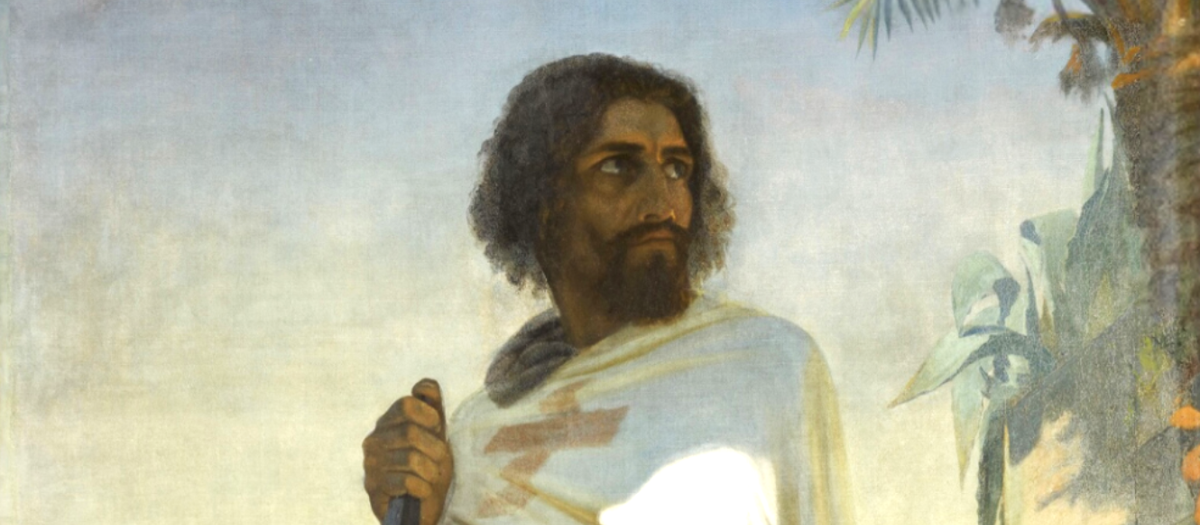 Retrato de un gran maestre templario, por Henri Lehmann (1841)