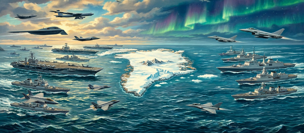La inversión en Defensa de EE.UU. y su poderío militar superar ampliamente al de la UE ante un desafío por Groenlandia