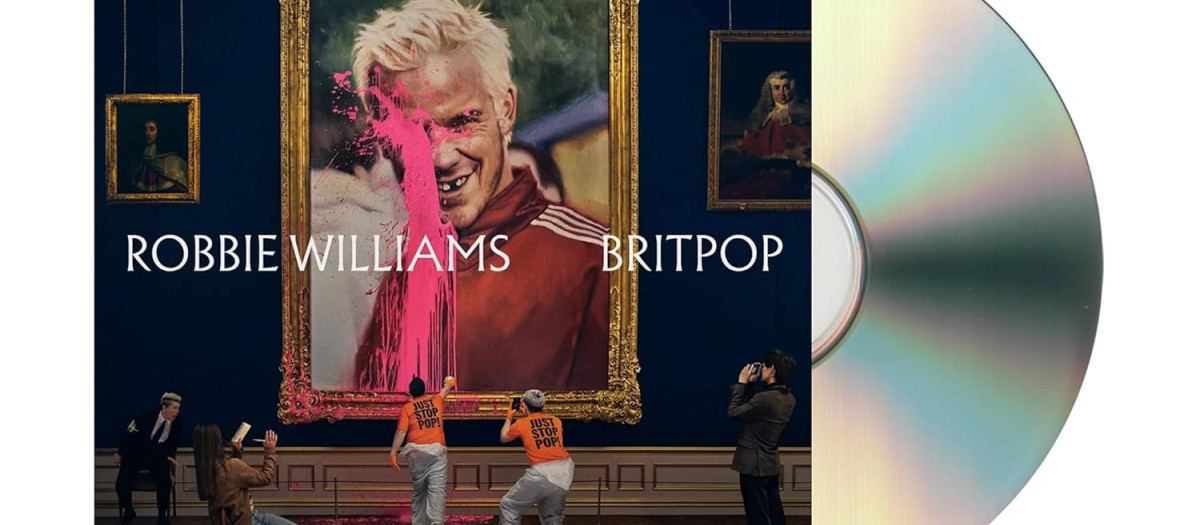 Portada de Britpop, el nuevo álbum de Robbie Williams