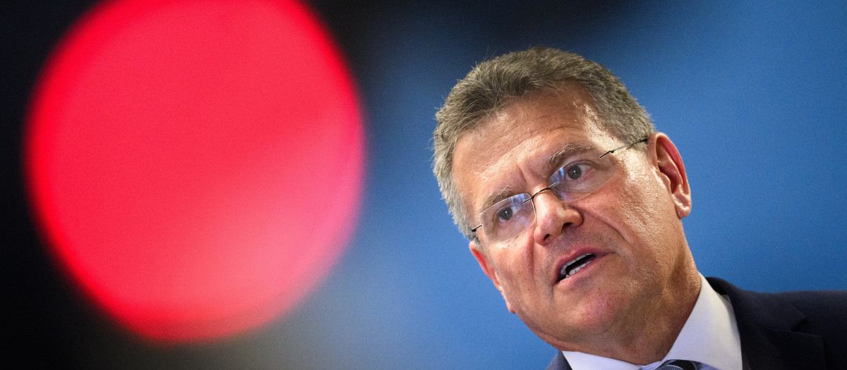Maros Sefcovic, comisario europeo de Comercio