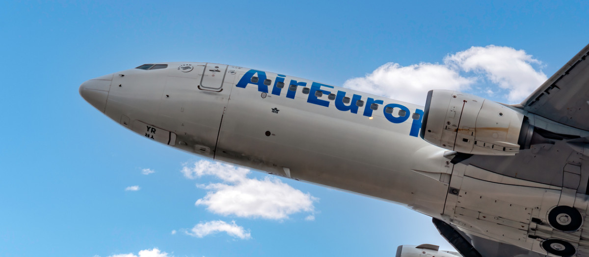 Avión de pasajeros de la aerolínea Air Europa