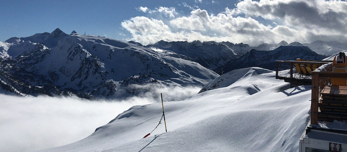 Pistas de esquí en Baqueira Beret, en la Vall d'Aran