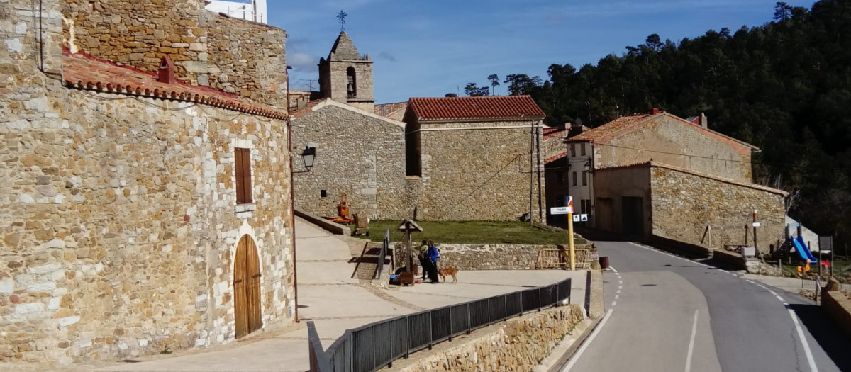 Imagen de Fredes, un pequeño núcleo urbano en el interior de Castellón