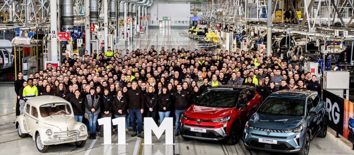 Renault Group alcanza los 11 millones de vehículos producidos en Valladolid

REMITIDA / HANDOUT por RENAULT GROUP
Fotografía remitida a medios de comunicación exclusivamente para ilustrar la noticia a la que hace referencia la imagen, y citando la procedencia de la imagen en la firma
19/1/2026