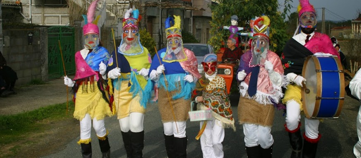 El 'Entroido' gallego que representa a España en un desfile internacional
