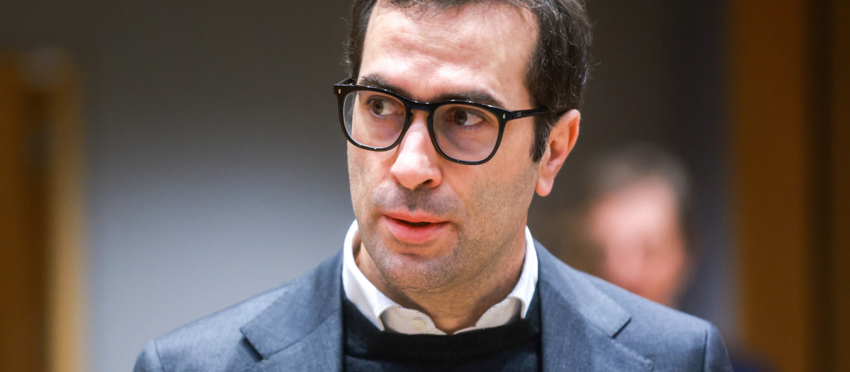 Carlos Cuerpo, ayer en Bruselas