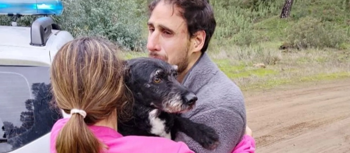 Rescatan a Boro, el perro que huyó tras el accidente de Adamuz
