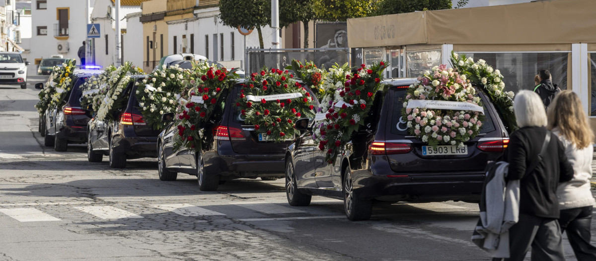 Misa funeral en memoria de los cuatro miembros de la familia Zamorano-Álvarez fallecidos en Adamuz