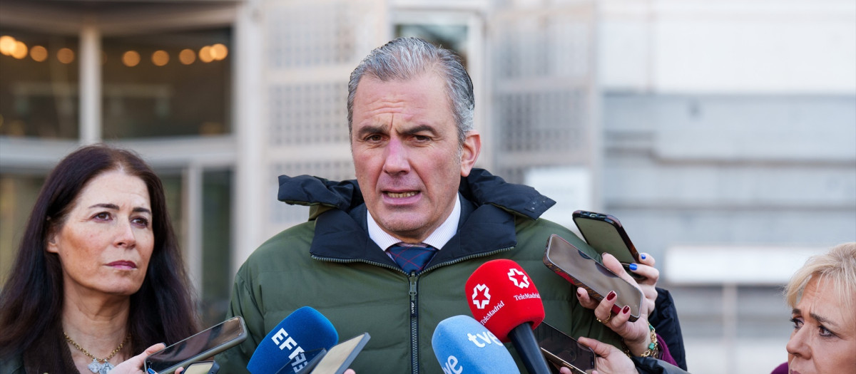 El portavoz de Vox en el Ayuntamiento de Madrid, Javier Ortega Smith, en una imagen de archivo