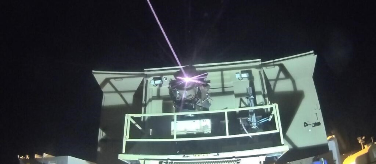 Iron Beam es un sistema de armas láser de alta energía (HELWS) de 100 kW que desarrolla Israel