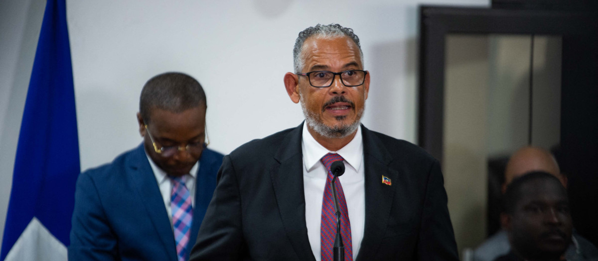 El Primer Ministro de Haití, Alix Didier Fils-Aime