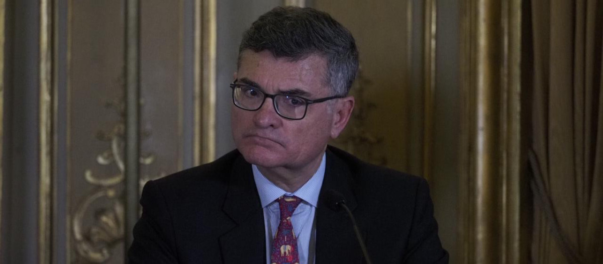 Juan del Puente Brunke durante su intervención en las jornadas 'El Legado de España en Norteamérica'