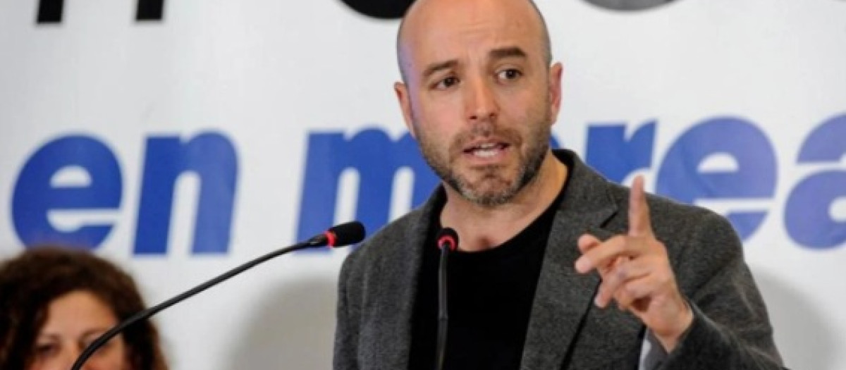 El magistrado gallego Luis Villares durante su etapa como líder de En Marea