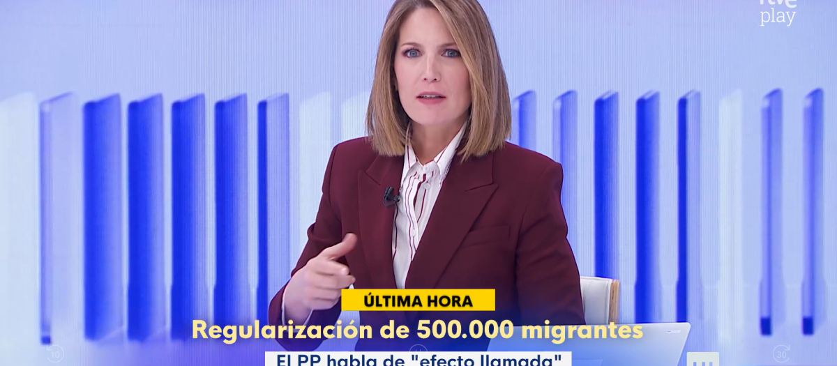 Silvia Intxaurrondo, en La hora de La 1
