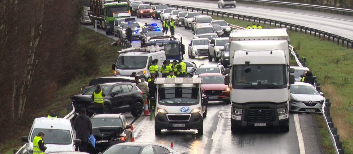 Este es el accidente en la AP-9