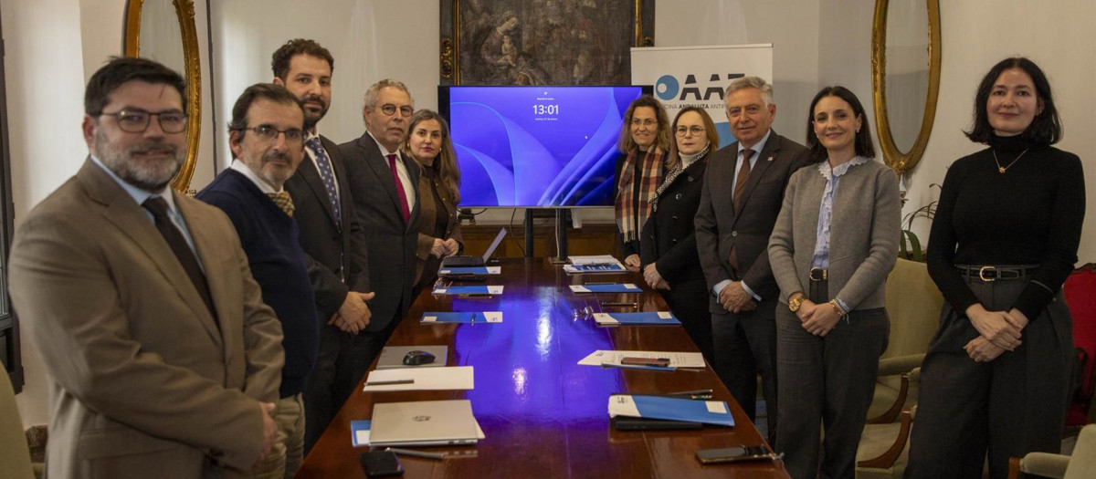 La Diputación de Córdoba acoge unas jornadas de trabajo con la Oficina Andaluza Antifraude y el organismo portugués Menac