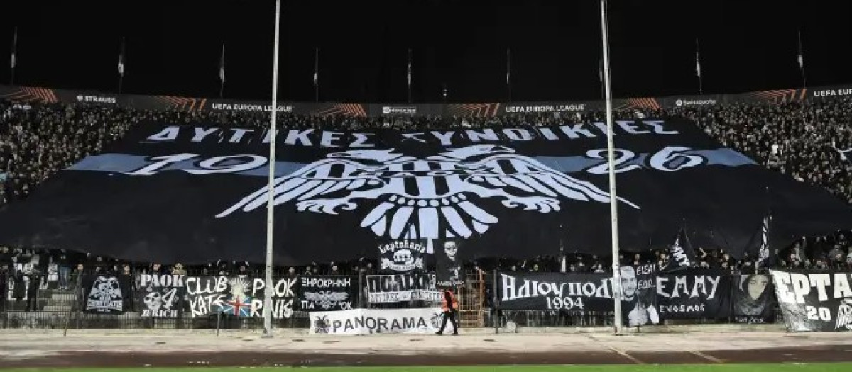 Imagen de archivo de la afición del PAOK de Salónica