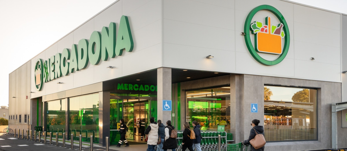 Imagen de un supermercado de Mercadona
