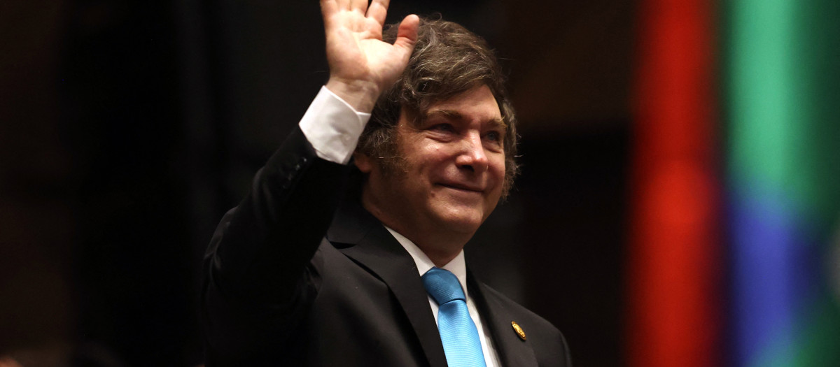 El presidente argentino, Javier Milei