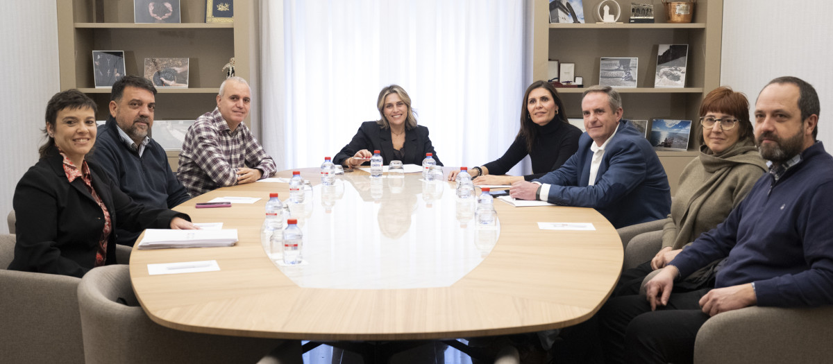 Reunión de la Diputación de Castellón con AOVE