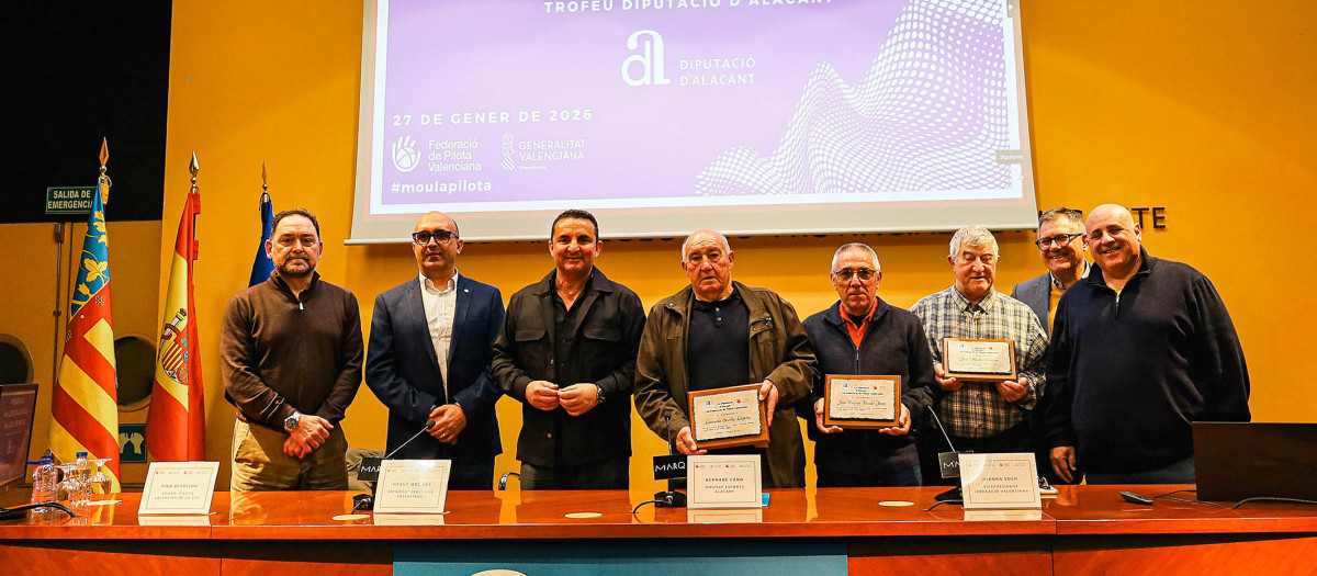 Imagen de la presentación de la Liga de Pelota Valenciana