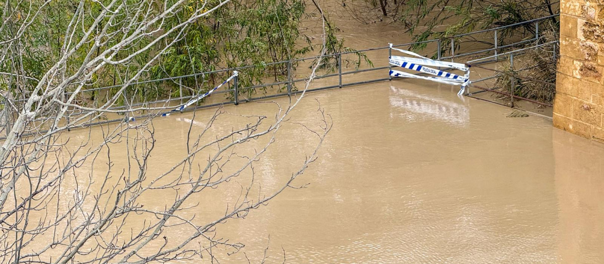 KRISTIN A SU PASO POR CORDOBA BORRASCA LLUVIA CORDOBA CALLES