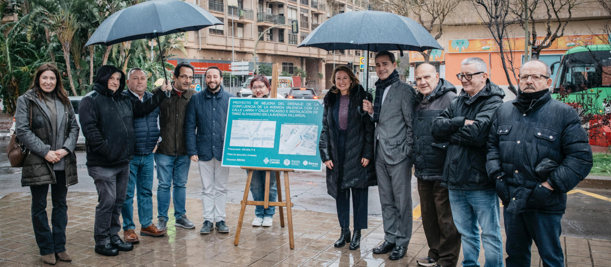 Carrasco en la presentación de las obras antiinundaciones