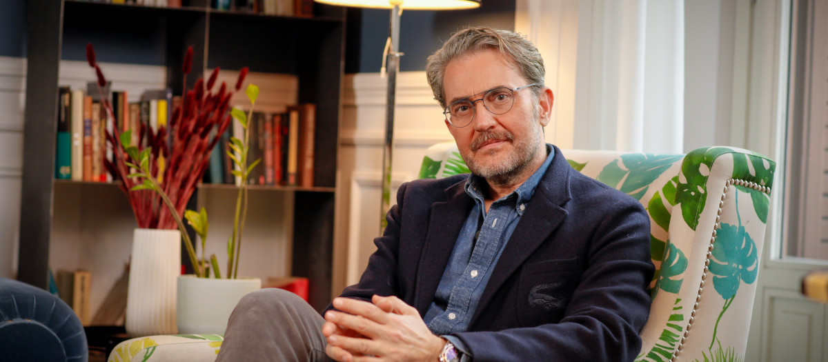 Máximo Huerta, en la promoción de su última novela 'Mamá está dormida'