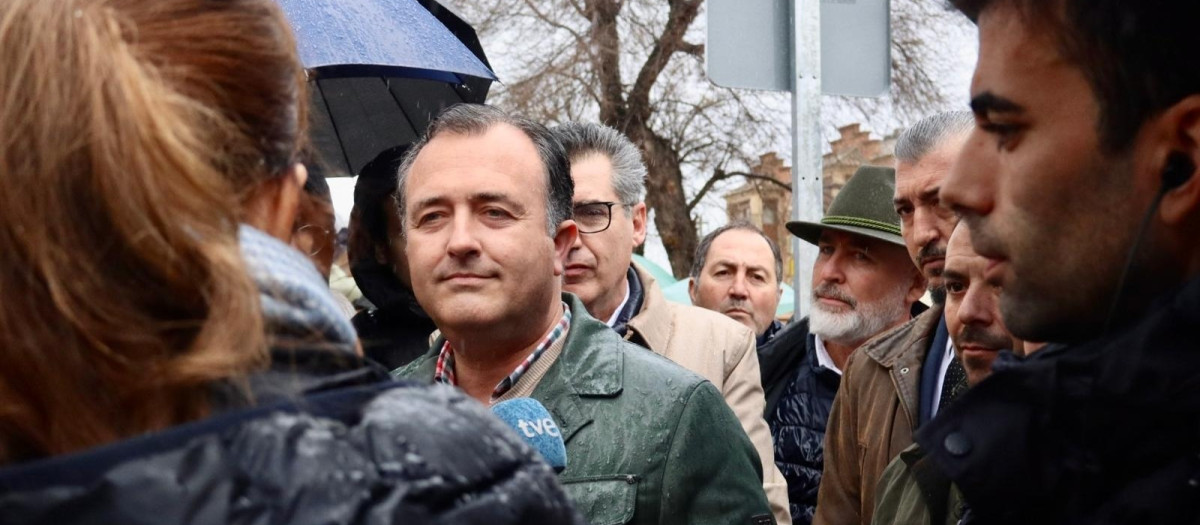 El presidente del Grupo Parlamentario Vox en las Cortes regionales, David Moreno