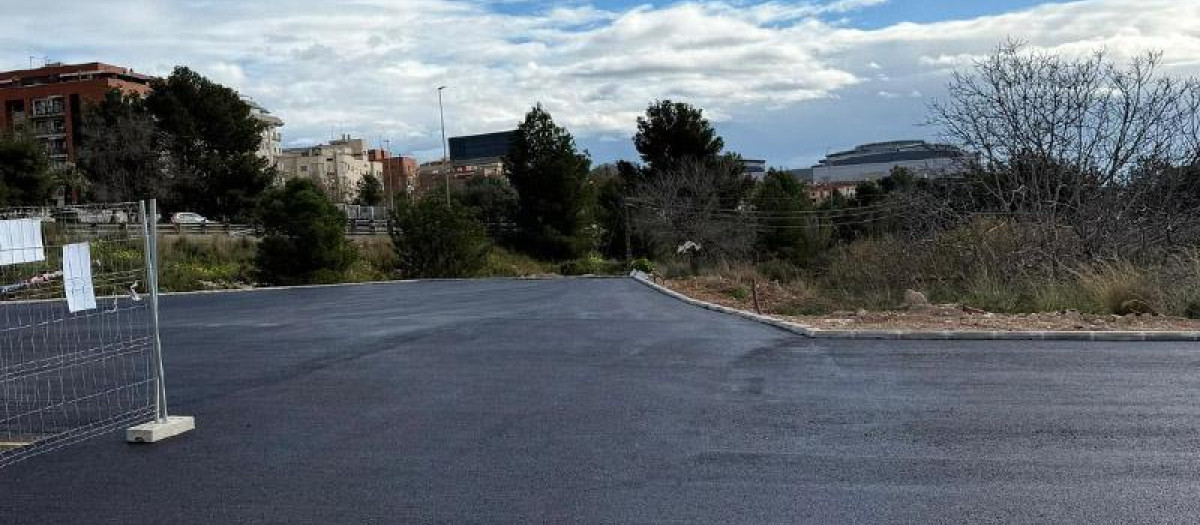 Imagen del nuevo parking