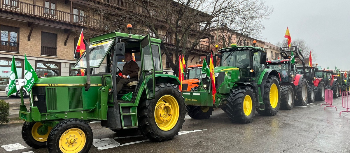 Manifestación Agricultores y Ganaderos Castilla-La Mancha, Toledo