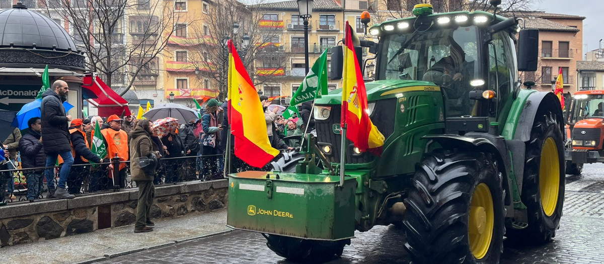 Manifestación Agricultores y Ganaderos Castilla-La Mancha, Toledo